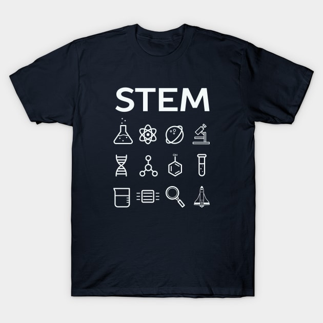 STEM future scientist t-shirt T-Shirt by happinessinatee